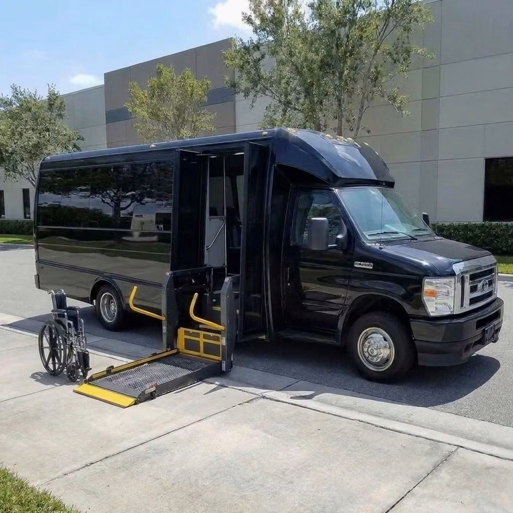 san pablo 18 passenger minibus wheelchair lift