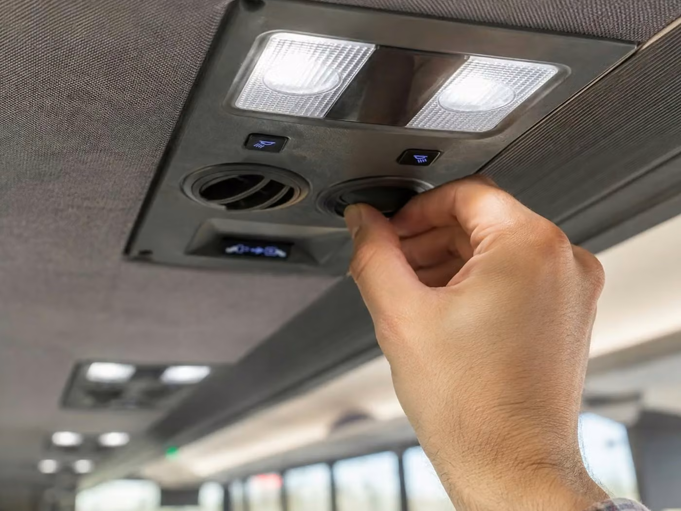 san pablo 56 passenger charter bus air conditioning