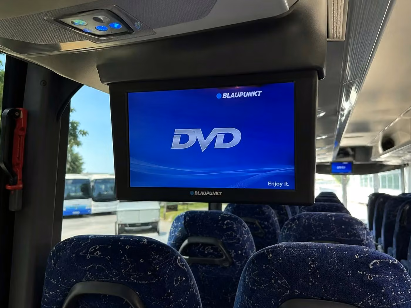san pablo 56 passenger charter bus tvs