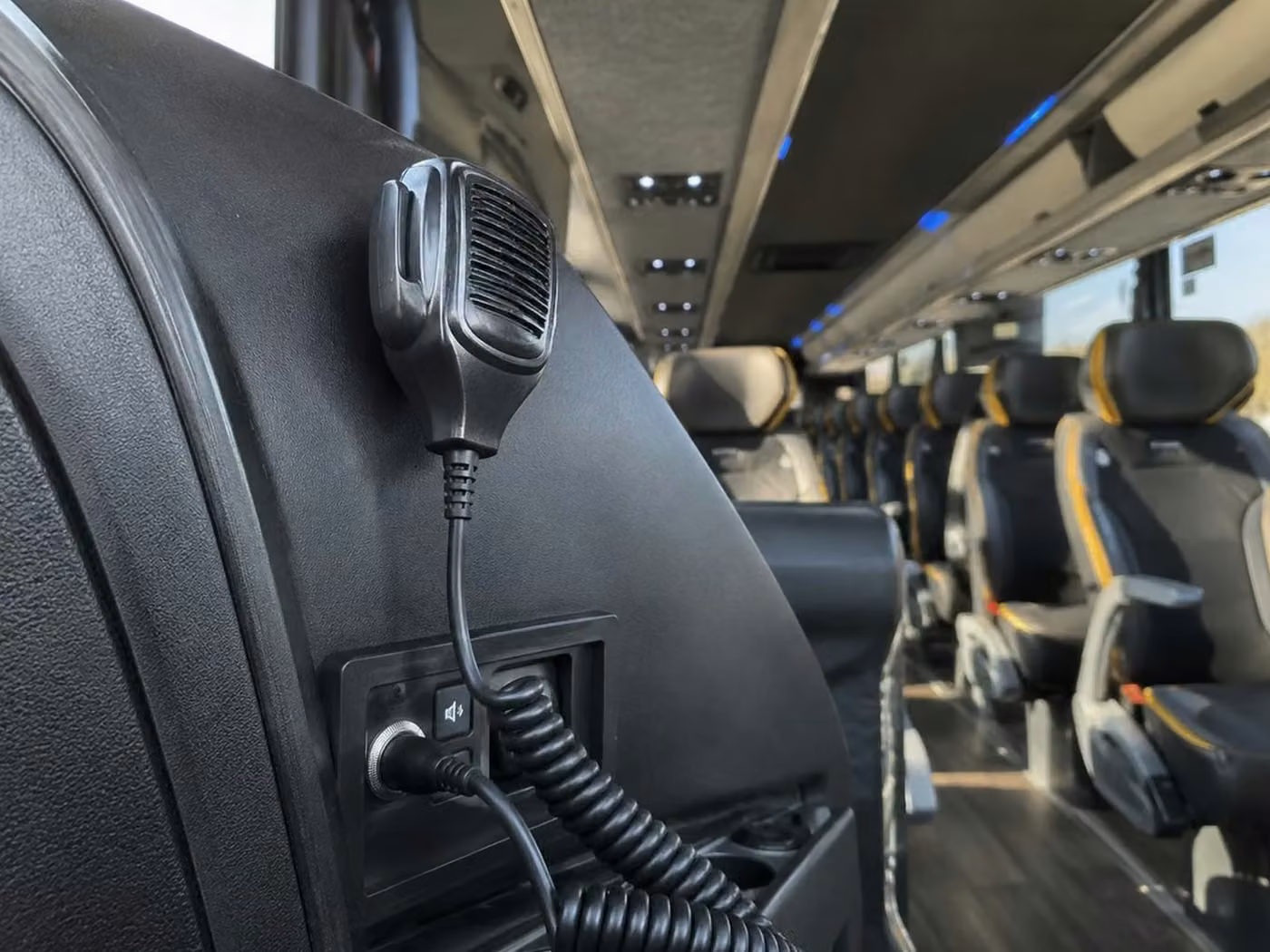 san pablo charter bus pa system
