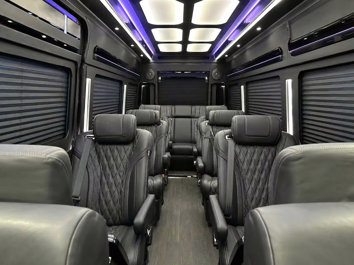san pablo sprinter van rental with driver reclining seats
