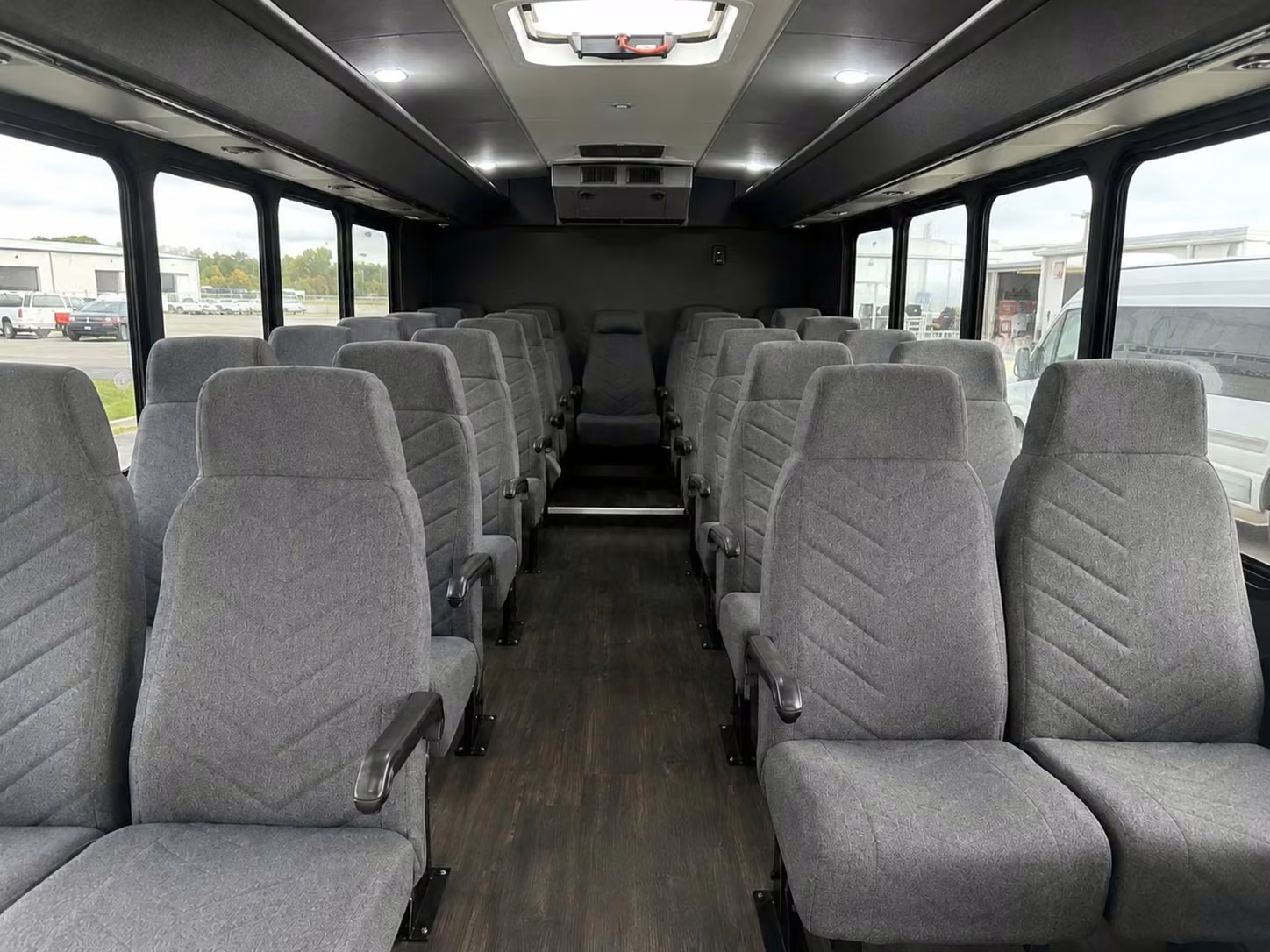 15 passenger minibus interior