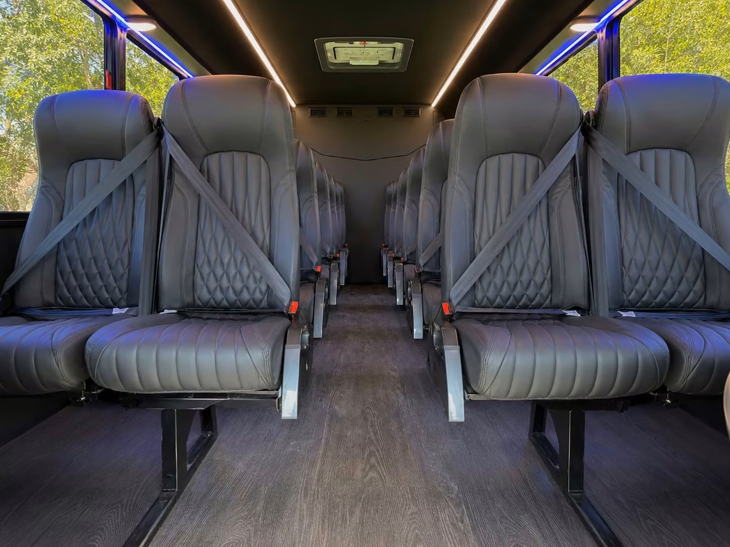 20 passenger minibus interior