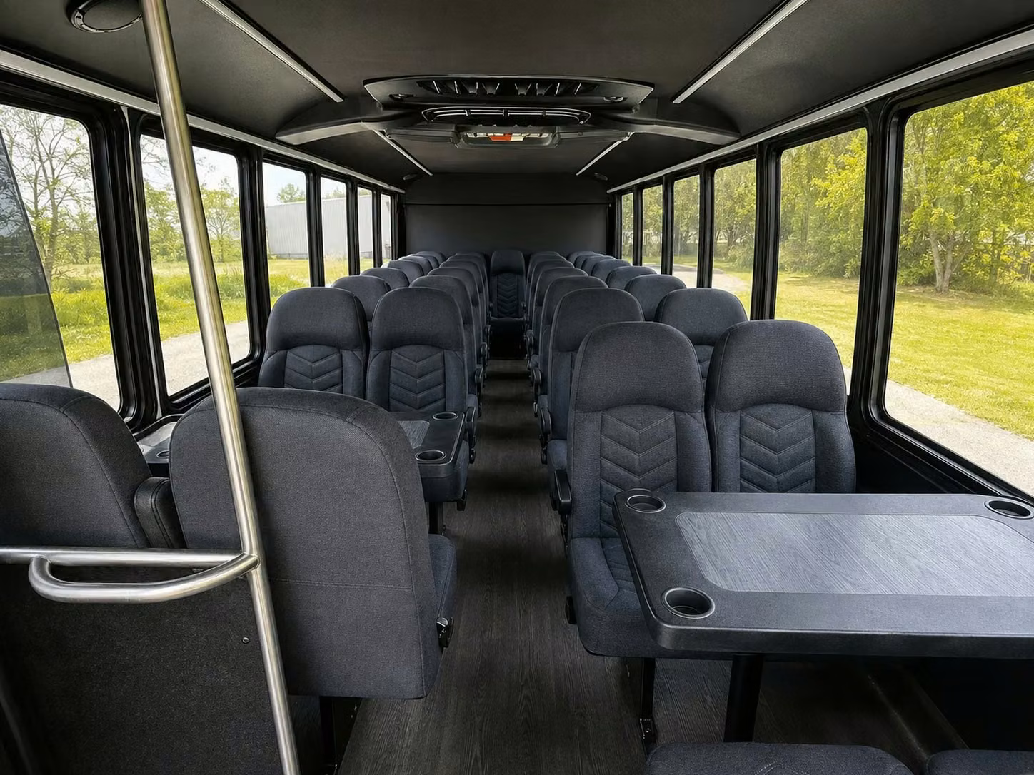 25 passenger minibus inside
