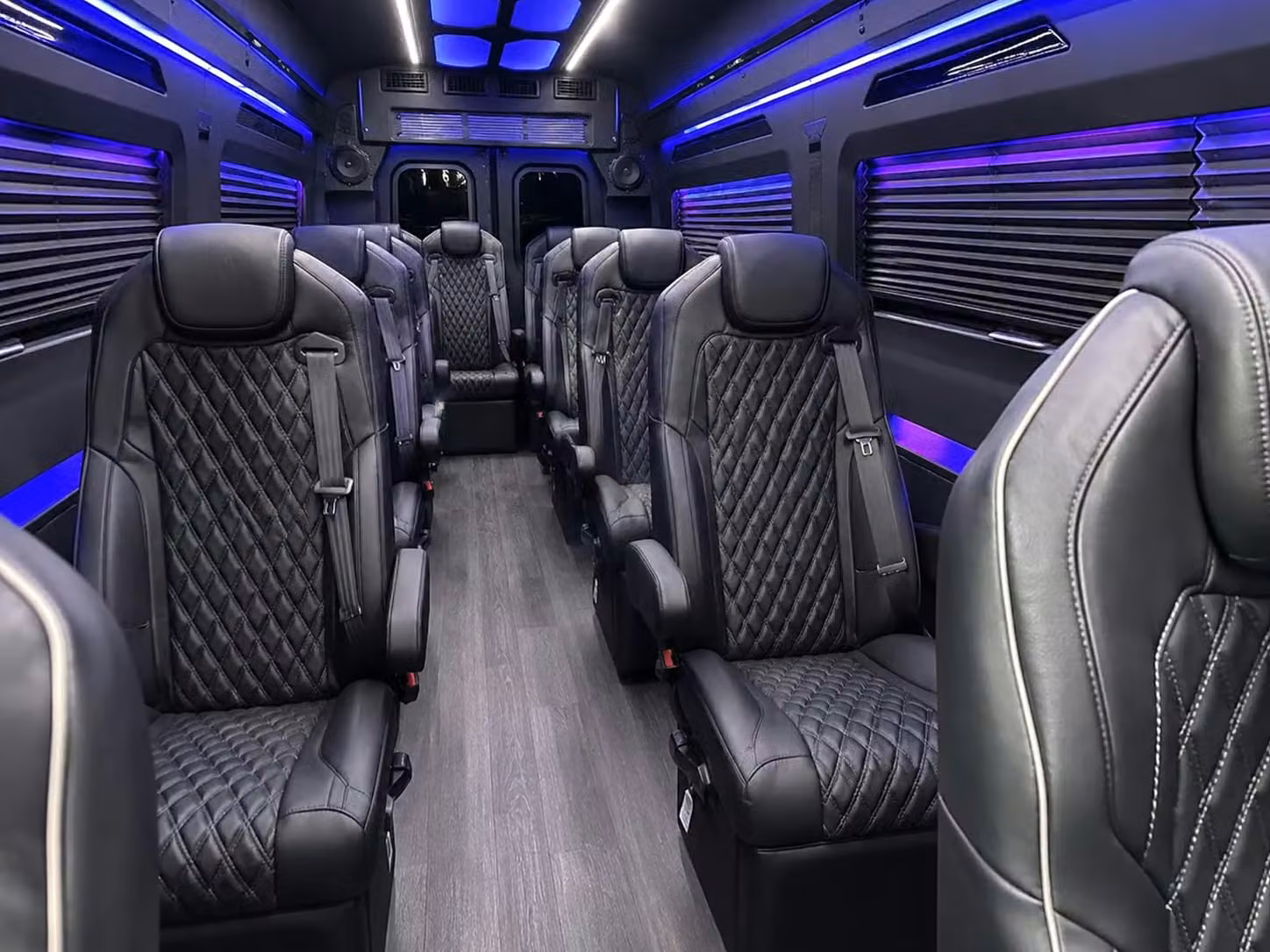 sprinter van with driver interior